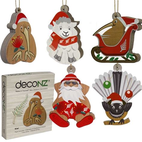 Make-It-Yourself New Zealand Christmas Decorations - 5 Designs ...