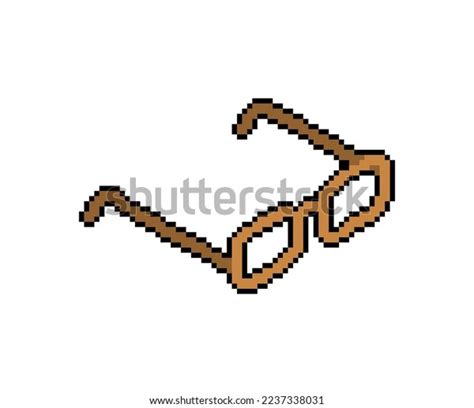 Glasses Pixel Art 8 Bit Spectacles Stock Vector (Royalty Free ...