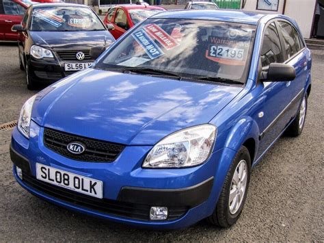 08/08 Kia Rio 2 1.4 5dr, Metallic Blue. **Very Low Mileage, Full ...