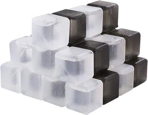 Thornton's Reusable Plastic Ice Cubes, Assorted Colors (32 Cubes) Fun ...