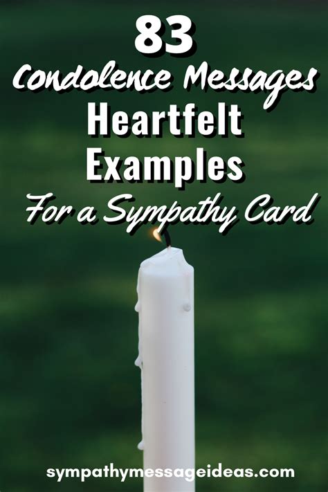 Condolence Messages: 83 Heartfelt Examples for a Sympathy Card - Sympathy Card Messages