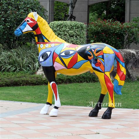 Colorful Horse Statue