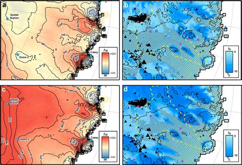 Ice sheet model experiments showing reconstructions of the East... | Download Scientific Diagram