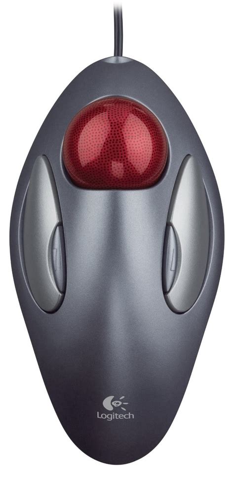 Logitech Marble Mouse USB Ergonomic Mouse Trackball *Reconditioned