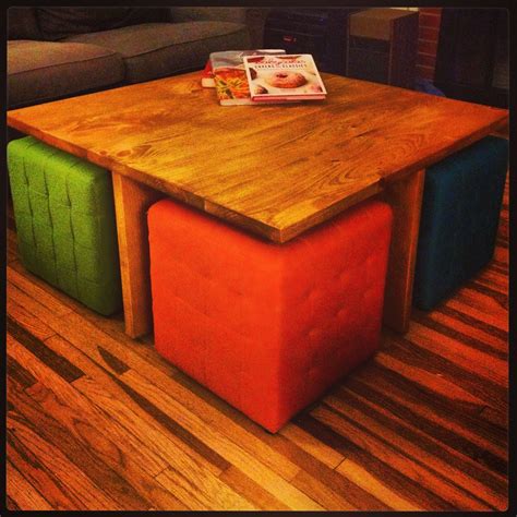 Diy Square Coffee Table With Storage