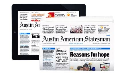 Newspaper Subscription - Austin American-Statesman | Groupon