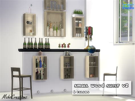 My Sims 4 Blog: Shelves, Wall Decor, Wallpaper, Floors and Lighting by MahoCreation