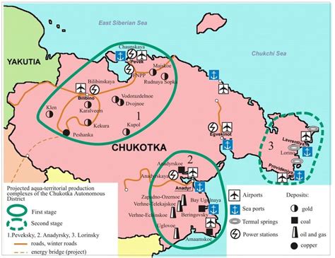 Map of the Chukotka Autonomous District economic complex: perspective | Download Scientific Diagram