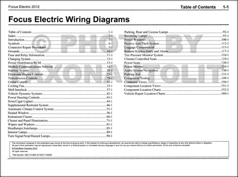 Table of Contents Page