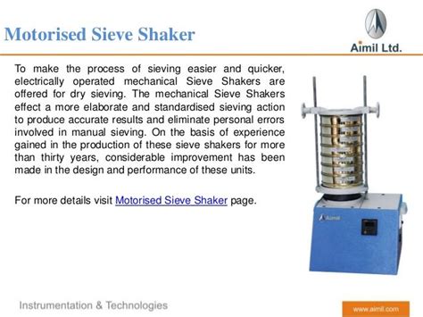 Motorised Sieve Shaker