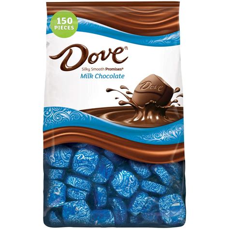 Buy DOVE PROMISES Milk Chocolate Candy Individually Wrapped Bulk Pack (43.07 oz, 150 Piece) Bag ...