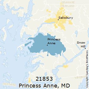 Best Places to Live in Princess Anne (zip 21853), Maryland