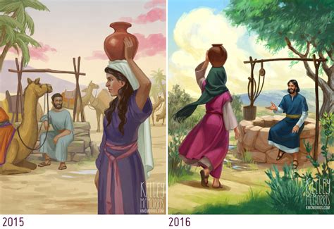 Kelley McMorris illustration: Improving at Bible Stories