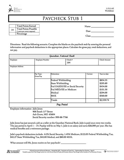 Downloadable Fillable Printable Pay Stub Template Free