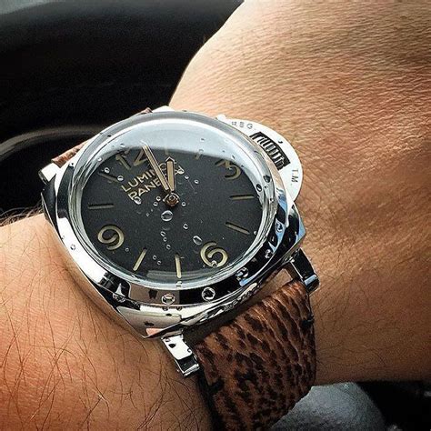 Panerai Central on Instagram: “Loving the two tone shark strap from ...