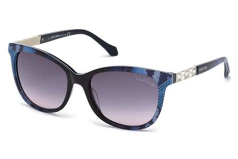 Roberto Cavalli - Roberto Cavalli Eyewear Blue Frame Gradient Smoke Lens Sunglasses - Walmart ...