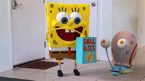 Snail bites | Spongebob in real life - YouTube