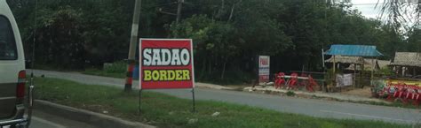 Crossing the Malaysia Border at Sadao - Paths Unwritten