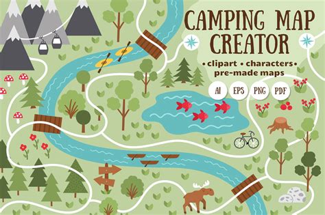Campground Map Template