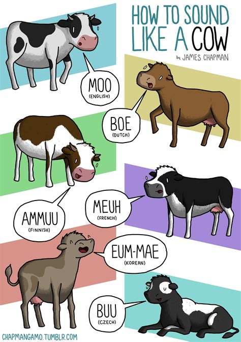 How to Sound Like a Cow [chapmangamo] Previously: Horse Sounds, Mice ...