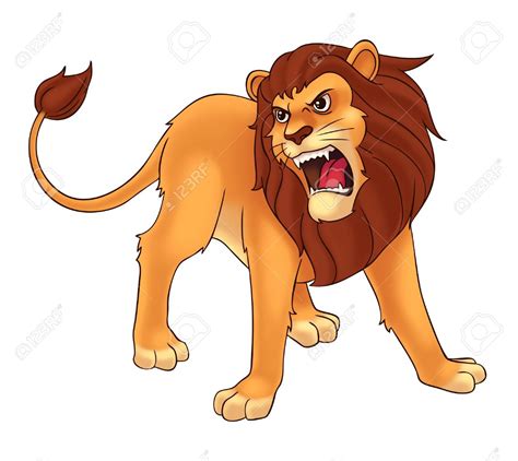 lion roaring clipart images - Clipground