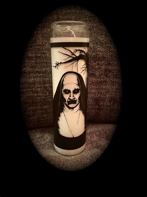 Conjuring Nun Valak SVG File Digital Download for Pillar Candles or Tumblers - Etsy