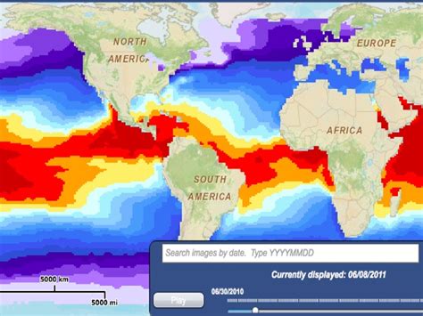 Current Pacific Ocean Water Temperature Map | Living Room Design 2020