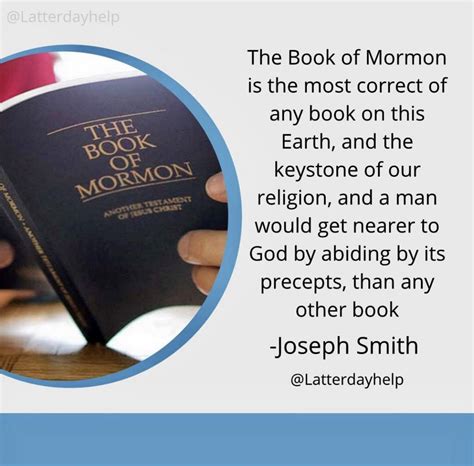 The Book Of Mormon Is The Most Correct Book On Earth – Latterdayhelp ...