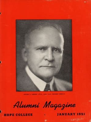 "Hope College Alumni Magazine, Volume 4, Number 1: January 1951" by Alumni Association of Hope ...