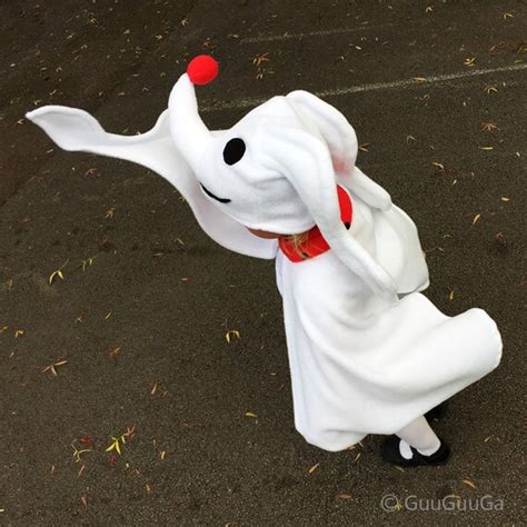 Zero the Dog Costume for kids Nightmare Before by GuuGuuGa on Etsy