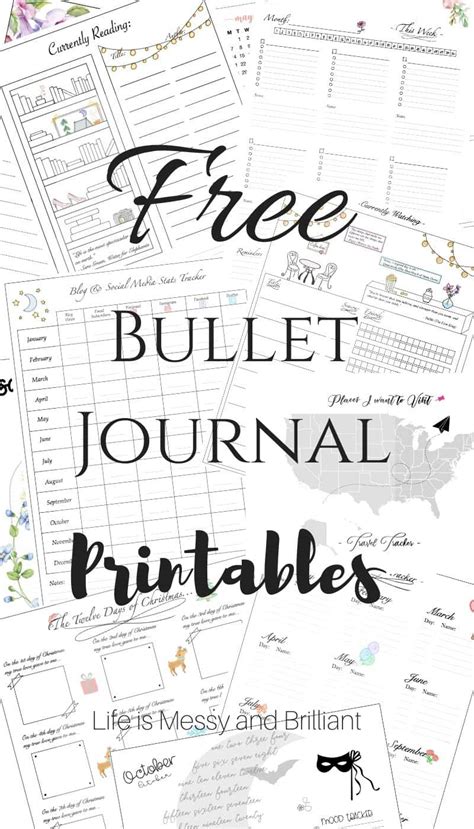 Bullet Journal Free Printable