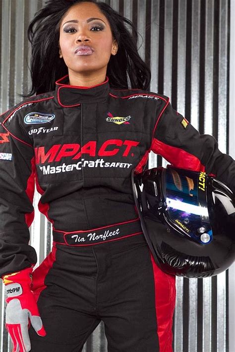 The First Black Female NASCAR Driver Tia Norfleet | Nascar outfit, Female race car driver ...