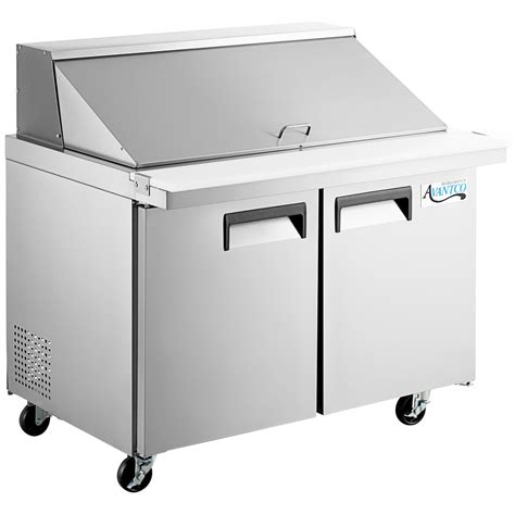 Avantco APT-48M-HC 47" 2 Door Mega Top Refrigerated Sandwich Prep Table