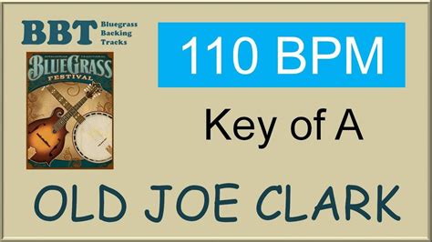 Old Joe Clark 110 BPM - bluegrass backing track Banjo Lessons, Backing Tracks, Clark, Joes ...