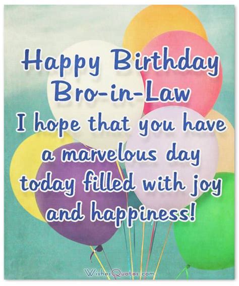 Amazing Birthday Wishes And Cards For Your Brother-In-Law