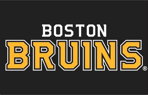 Boston Bruins Wordmark Logo History | Word mark logo, Boston bruins ...