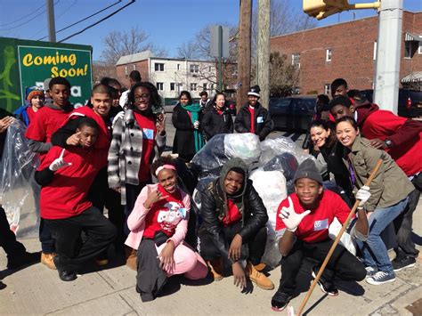 Students Clean The Streets Around Sheepshead High School Campus - Bklyner