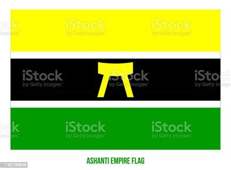 Ashanti Empire Flag Waving Vector Illustration On White Background ...