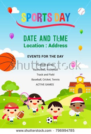 Sports Day Poster Template