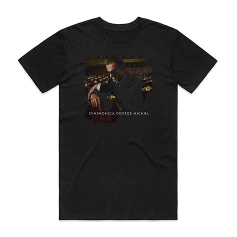 George Michael Symphonica Album Cover T-Shirt Black