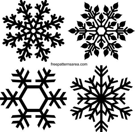 Snowflake Vector Pattern