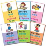 Spanish Flashcards Verbs Teaching Resources | Teachers Pay Teachers