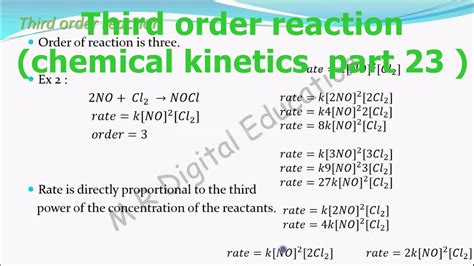 Third order reaction, its actual meaning, examples(chemical kinetics part 23 CBSE class 12,JEE ...