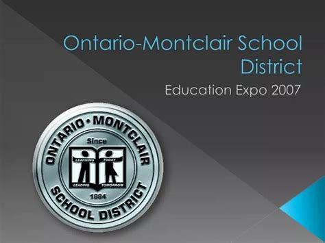 PPT - Ontario-Montclair School District PowerPoint Presentation, free download - ID:5307632