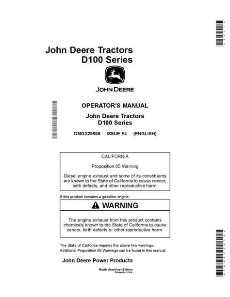 John Deere D140 - Tractor, Lawn And Garden Parts Catalog Manual Pdf Download - Service manual ...