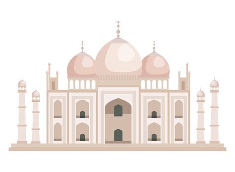 taj mahal indian building icon 1932529 Vector Art at Vecteezy