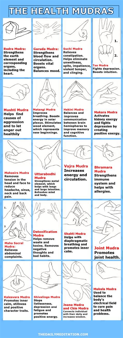 60 Essential Mudras Enlightened People Use [TUTORIAL] | Mudras, Yoga ...