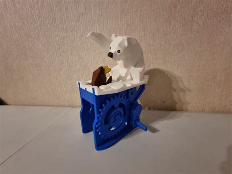 Polar Bear With Seal - Etsy