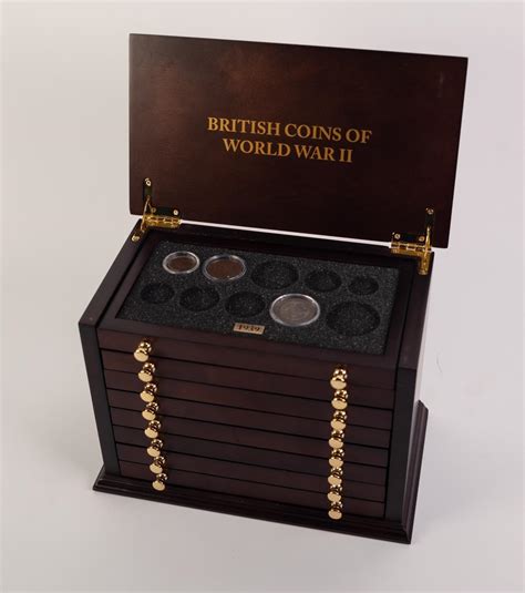 DANBURY MINT 'BRITISH COINS OF WORLD WAR II' PART COLLECTION OF 21 COPPER AND SILVER COINS OF THE