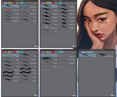 ArtStation - Clip Studio Paint - Brush Bundle | Brushes